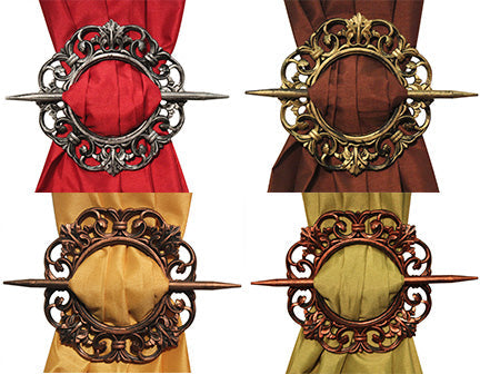 Window Hardware - Curtain Brackets & Tie Backs