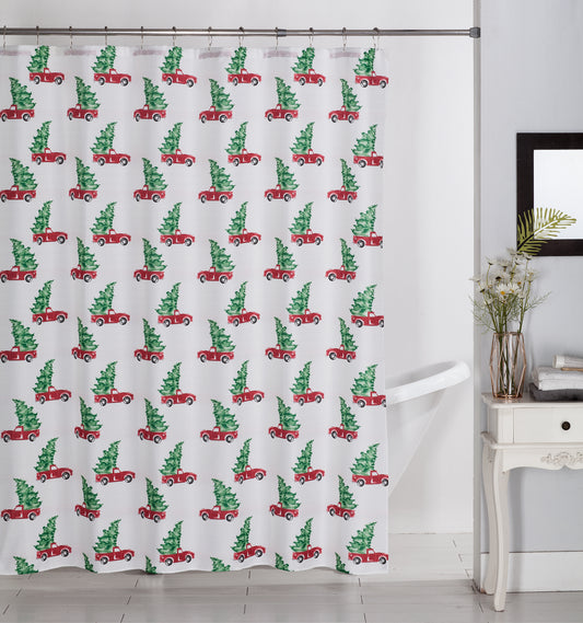Christmas Tree Delivery - 13pc Shower Curtain Set