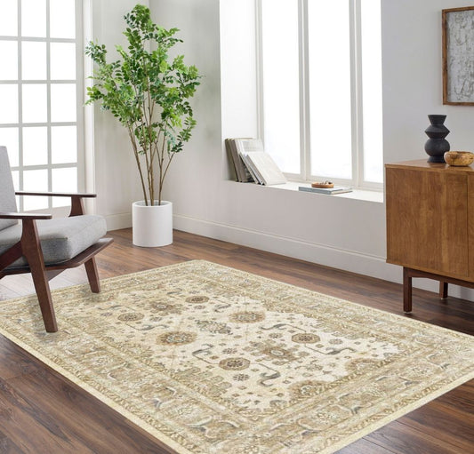 Velvet Sand 3x5 Machine Washable Area Rug