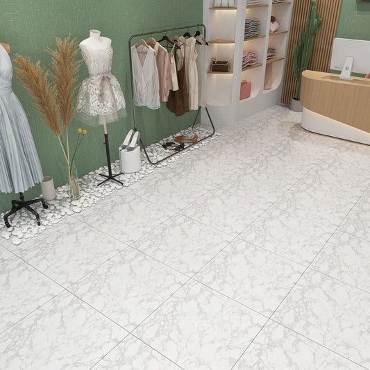 Chalcis - Marble Tile 12x12, 2mm Peel & Stick Vinyl Flooring