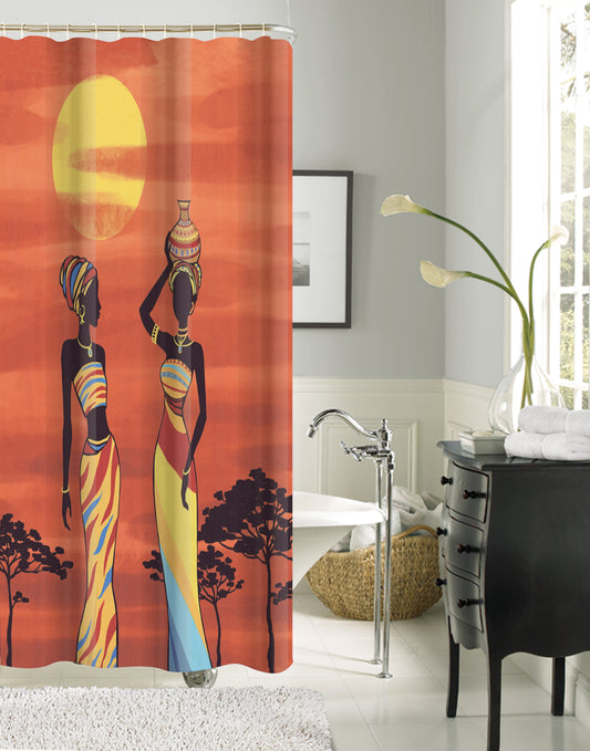 Summer Stroll - 70"x70" Polyester Shower Curtain