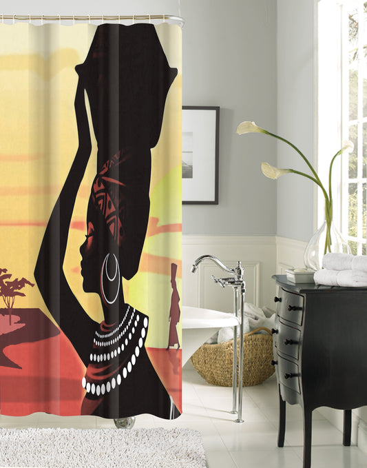 Desert Sunset - 70"x70" Polyester Shower Curtain