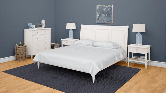 Cora Twin - 4pc Sheet Set - White