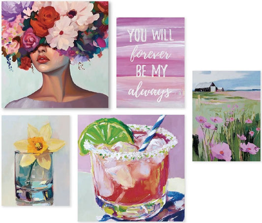 Forever & Always - Assorted Wall Art - Set of 5