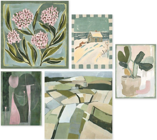 Relax Away - Assorted Wall Art - Set of 5