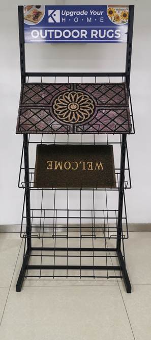 Outdoor Display Rug Rack