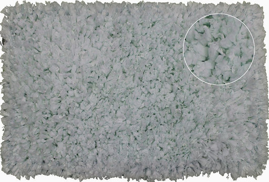 Vera Chindi Solid Bath Mat 20x32 - Blue