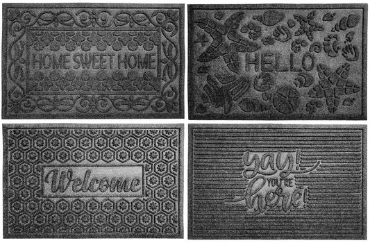 Ezra Collection - 24"x36" Polypropylene Doormats