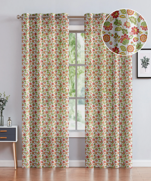 Colton - 54"x90" Grommet Sheer Curtain - Red