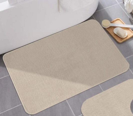 Raquel - 18"x30" Bathroom Rug - Mocha