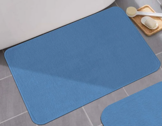 Raquel - 18"x30" Bathroom Rug - Blue