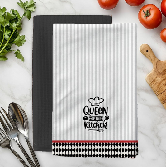 Queen Life - 2pk Kitchen Towel 16x26 - Assorted