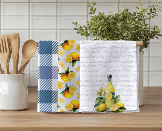 Tropical Fruits - 3pk Printed Kitchen Towel Set 16x27 - Assorted