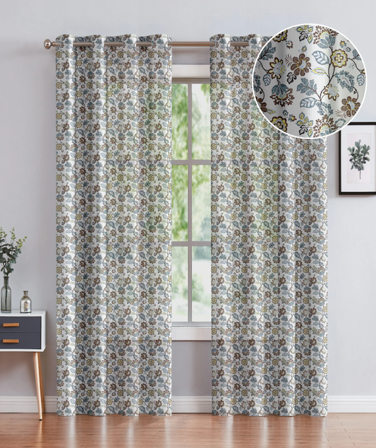 Colton - 54"x90" Grommet Sheer Curtain - Grey