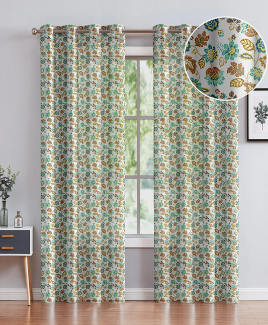 Colton - 54"x90" Grommet Sheer Curtain - Teal