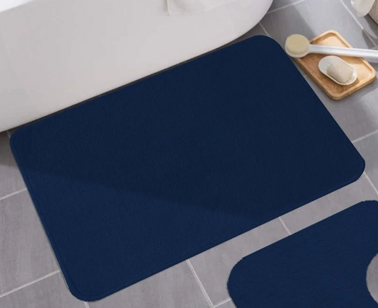 Raquel - 18"x30"  Bathroom Rug - Navy