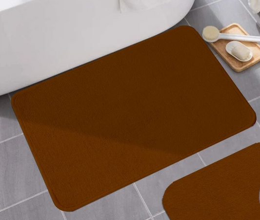 Raquel - 18"x30" Bathroom Rug - Chocolate