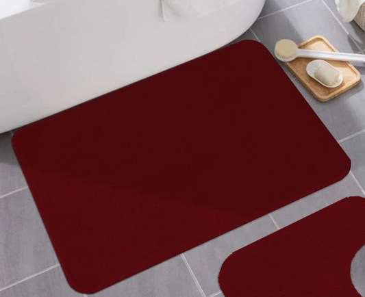 Raquel - 18"x30" Bathroom Rug - Red