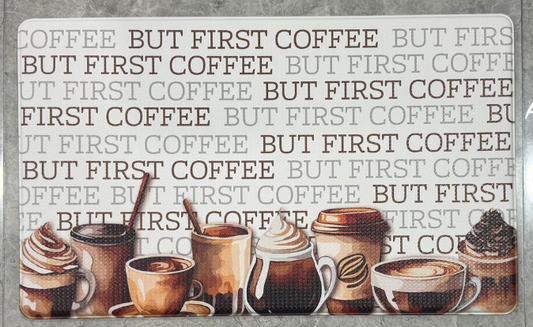 First Coffee 18x30 Anti Fatigue Mat