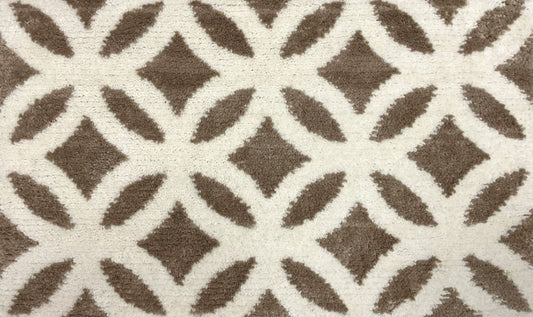 Alice - 20"x32" Bathroom Rug - Taupe/Beige