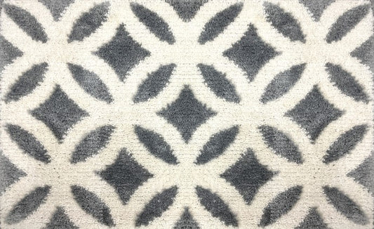Alice - 20"x32" Bathroom Rug - Grey/Beige