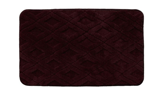 Diamond Lattice - Chocolate 2pc Jacquard Mat Set  (17x24, 20x32)