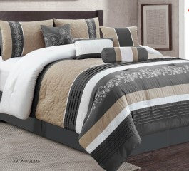Bergen - 7pc Comforter Set - King