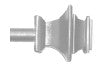 Branson 48"-84" Curtain Rod - Silver