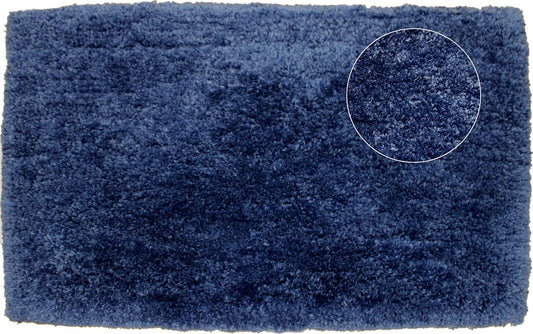 Denali Microfiber Lurex Bath Mat 20x32 - Navy