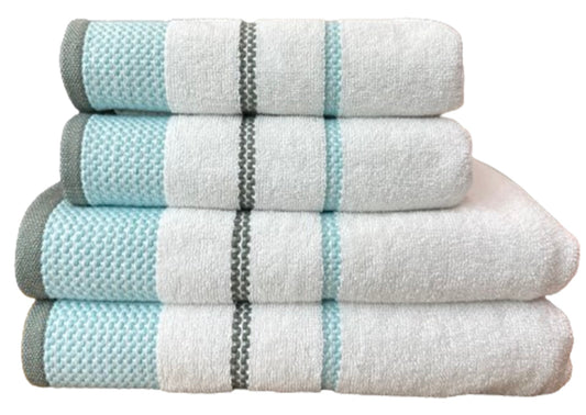 Nile - 27"x54" Lined Border Bath Towel