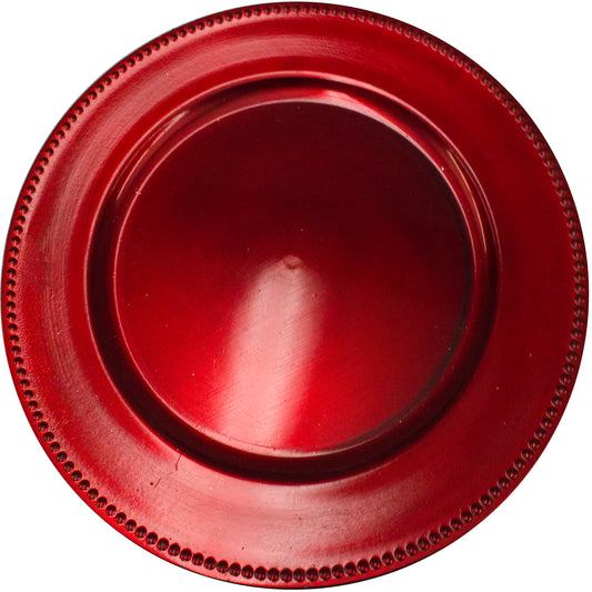 Charger Plate - Red