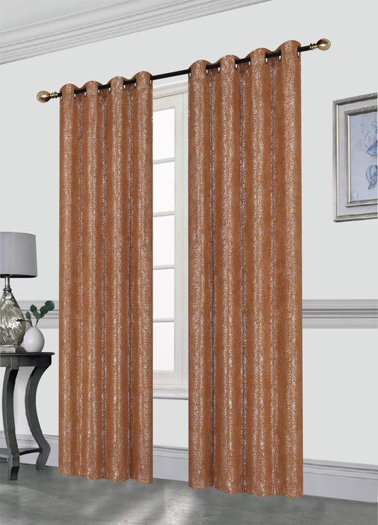 Sabrina - 52"x84" Blackout Grommet Curtain - Orange