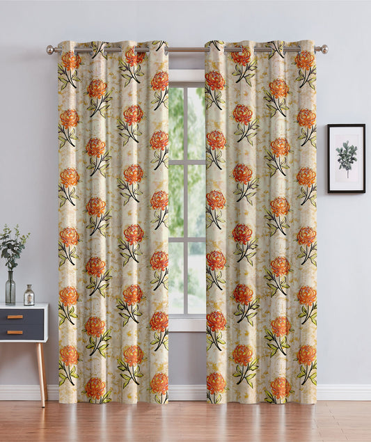 Valletta - 54"x90" Grommet Blackout Curtain - Terracotta