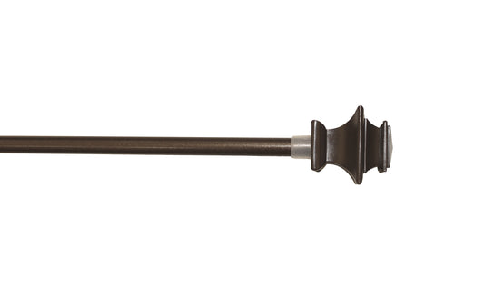 Branson 48"-84" Curtain Rod - Brown