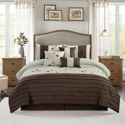 Luna - 7pc Comforter Set - King