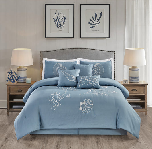 Cecily - 7pc Comforter Set - King