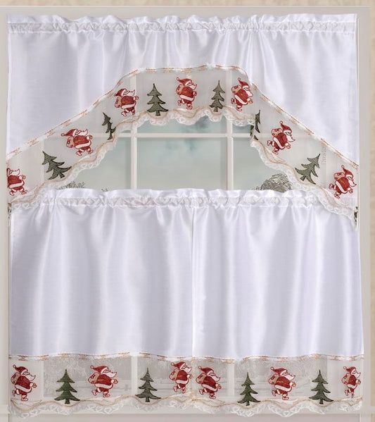 Santa's Adventure - Kitchen Curtain