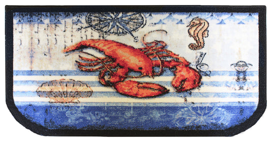 Lobster - 18"x30"  D Shape Kitchen Mat