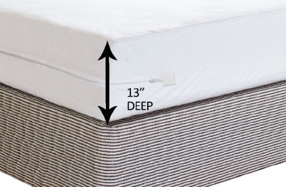 Microfiber Zippered Mattress Cover - Twin