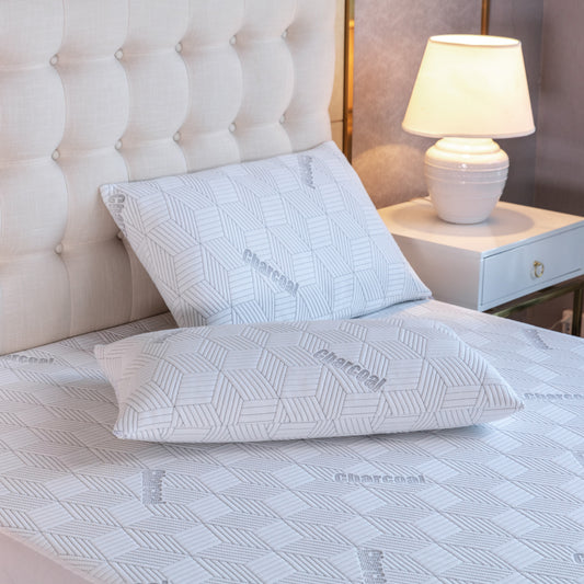 Charcoal Infused Memory Foam Pillow - Queen Size