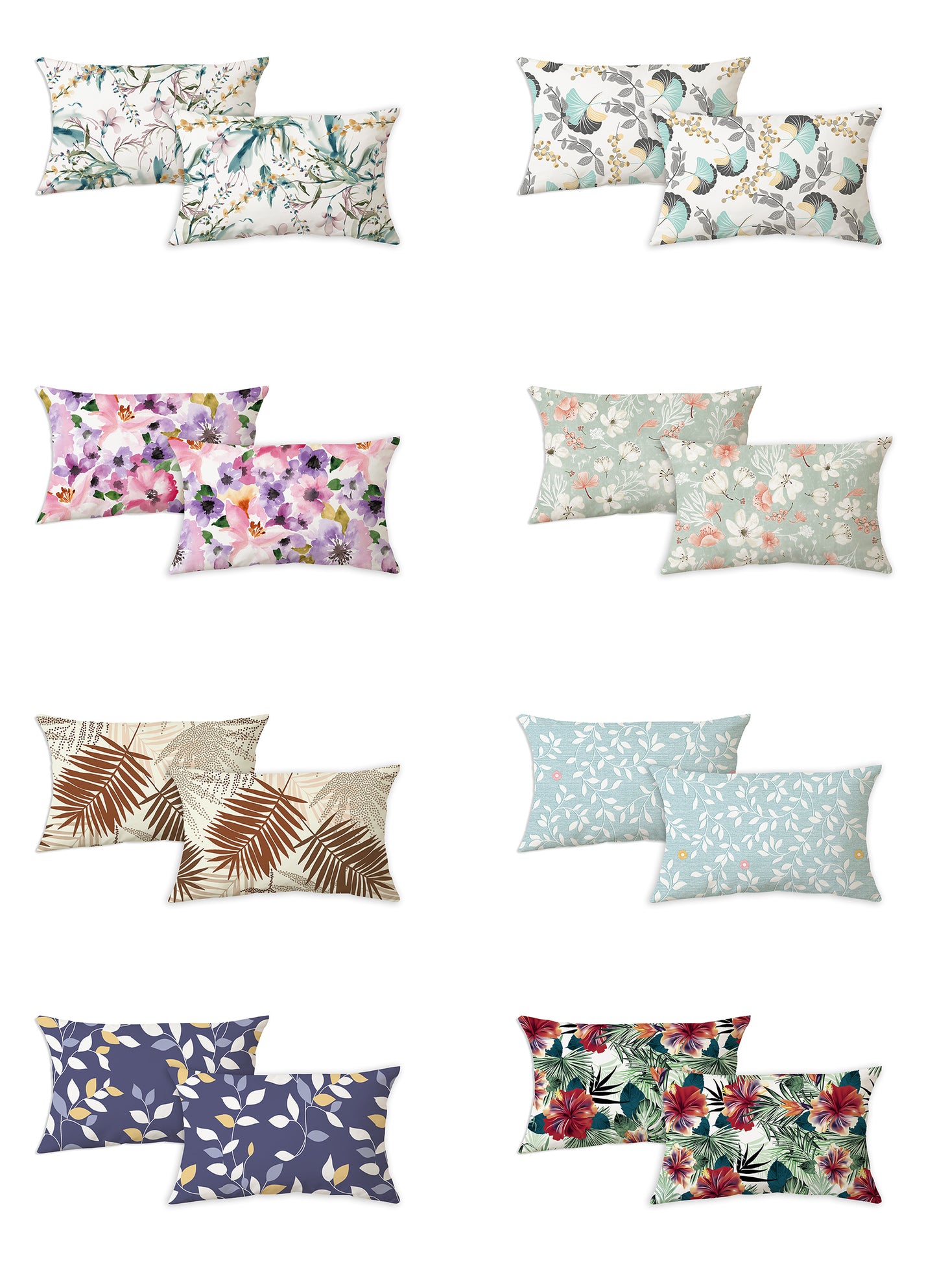 Luxury - 2pk Printed Pillowcase - Assortment CD - King Size