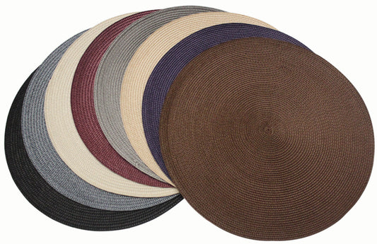 Round Woven Placemat - 15"