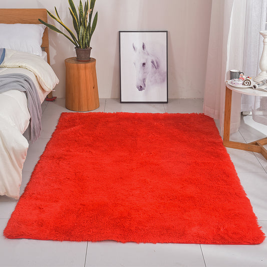 PV Fur Rug 30"x50" - Red