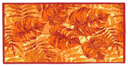 Tahiti - Printed Area Rug 20"x30" - Orange