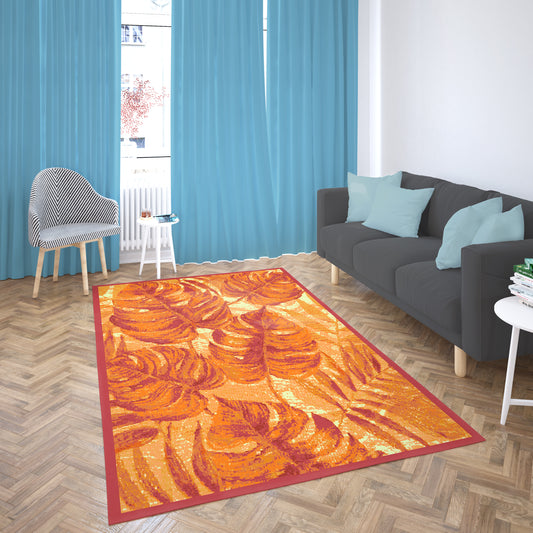Tahiti - Printed Area Rug 3'x5' - Orange