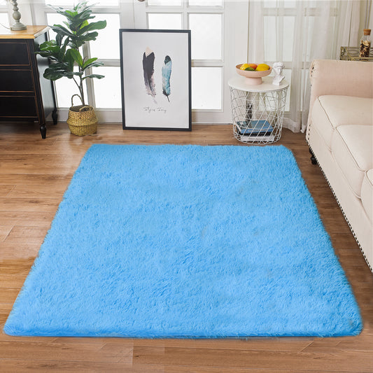 PV Fur Rug 30"x50" - Turquoise