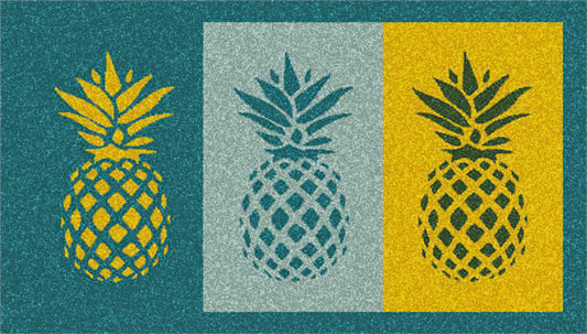 Pineapple Three - 20"x60" Kitchen Mat