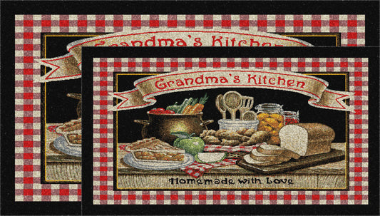 Grandmas Kitchen - 2pc Kitchen Mat Set