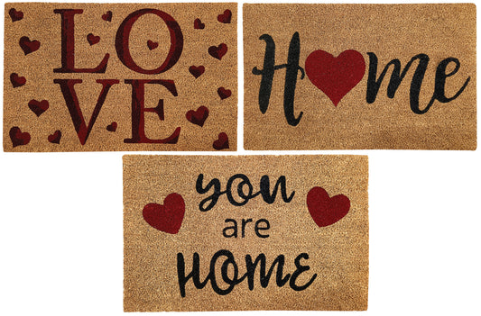 Valentine Love Collection - 18"x28" Printed Coir Mat