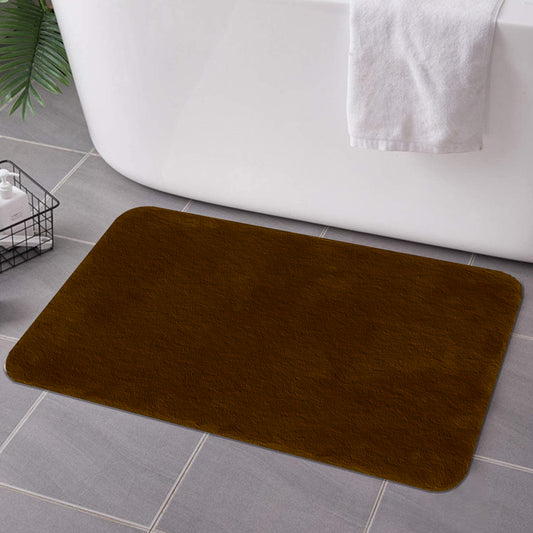 Victoria Shaggy Bath Mat 18"x30" - Brown